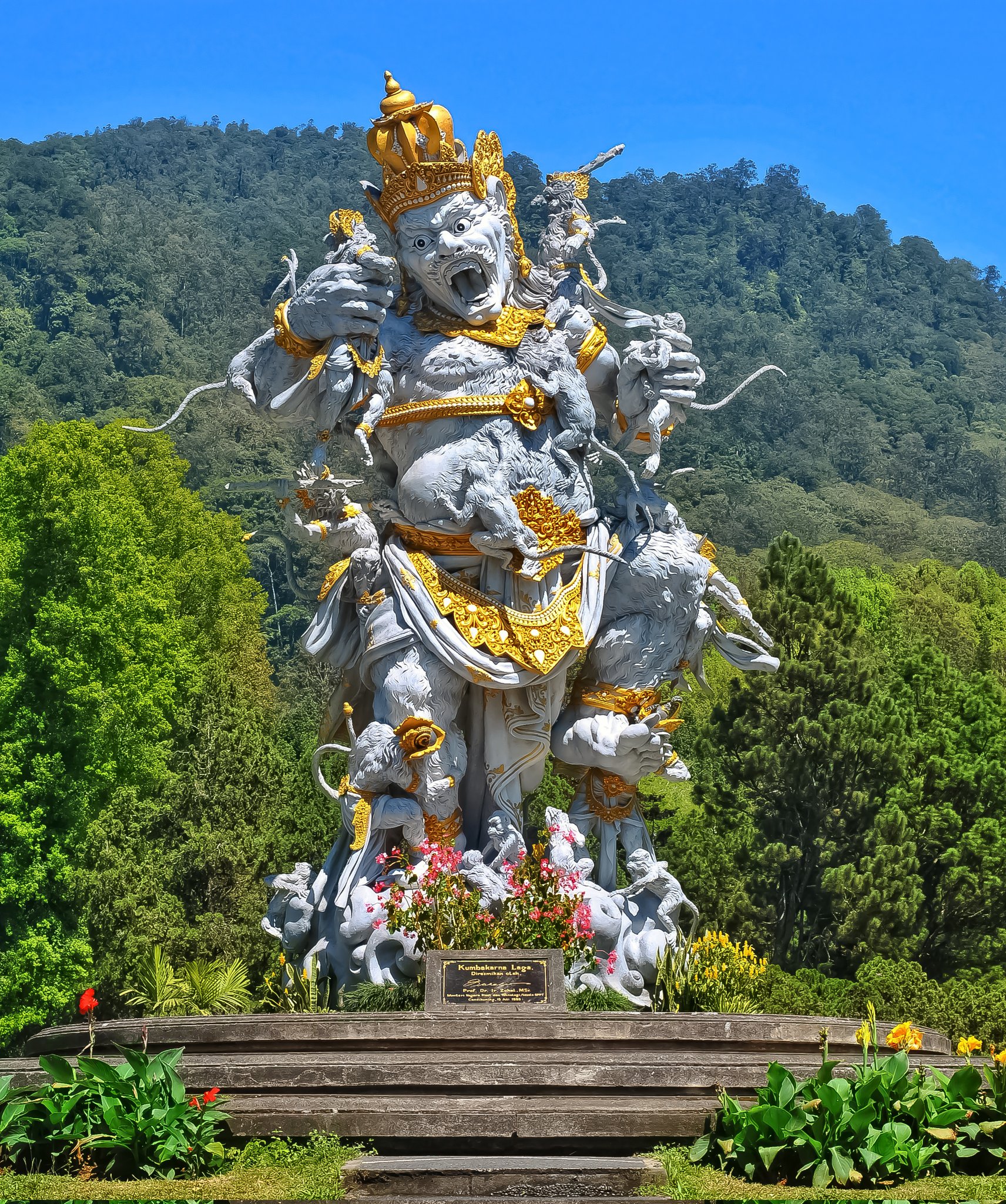 on Twitter "Kumbhakarna Statue in Bedugul Bali Botanical