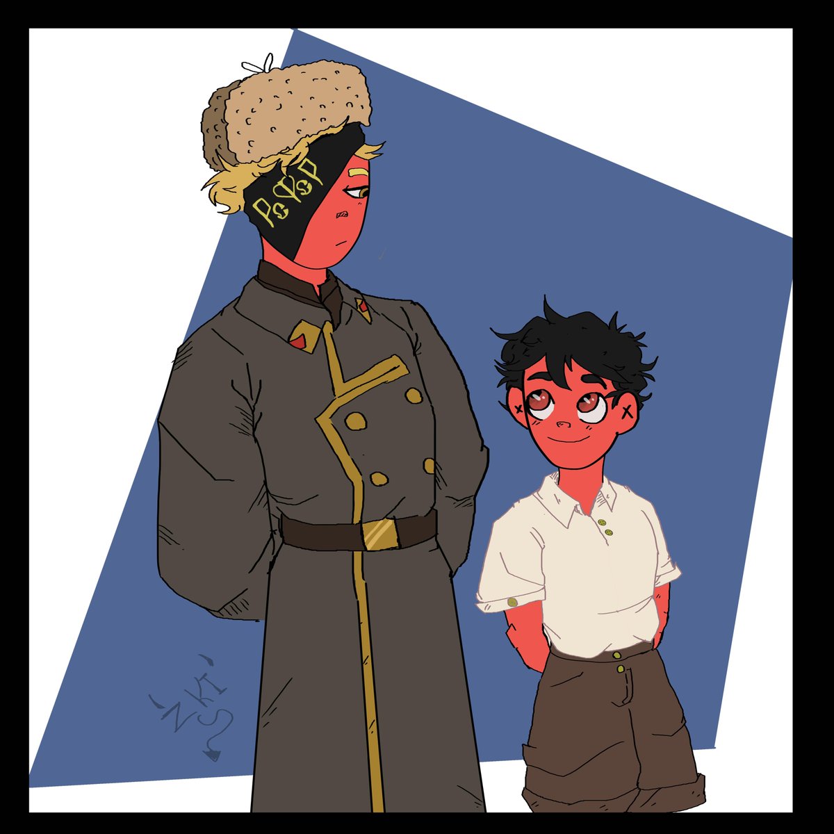 marryskopil's tweet photo. basado en la historia de yuri_kunder
#CountryHumans #countryhumansthirdreich #countryhumansurss https://t.co/ezKv8aUowA
