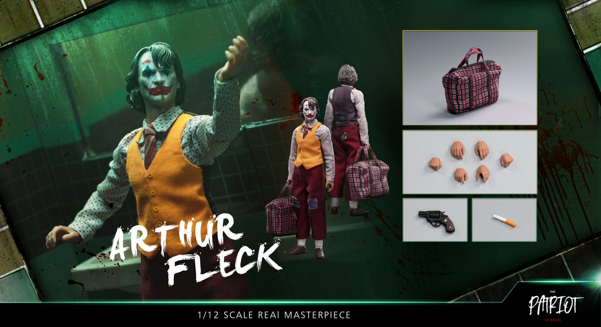 PatriotStudio1's tweet photo. Patriot Studio 1/12 Arthur Fleck Ultimate Collection Edition PAFU006

Please visit our FB page: Patriot Studio to check more details. https://t.co/QE3PKczL81