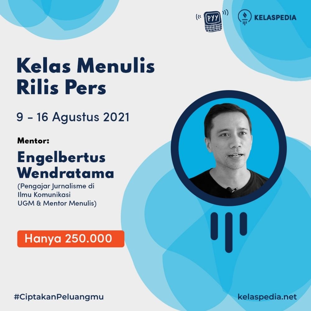 kelaspedia_id's tweet photo. Belajar Menulis Rilis Pers dengan mudah bersama Kelaspedia. Daftar sekarang ya!!!

Pendaftaran :
Darumas 085900399789
Web: https://t.co/kkKnA0kW4w
Twitter: @kelaspedia_id 
IG: @kelaspediaindonesia https://t.co/BdEoerB3aM