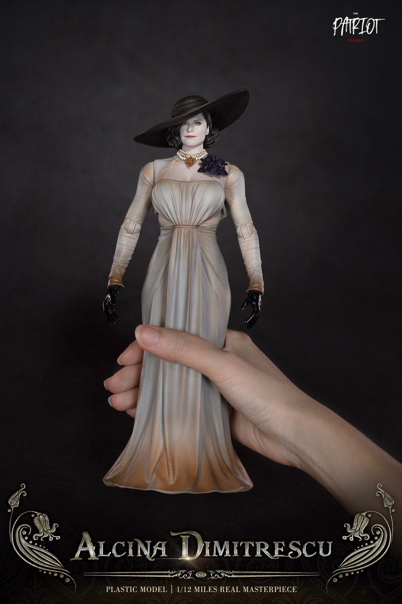 PatriotStudio1's tweet photo. Patriot Studio 1/12 Alcina Dimitrescu Figure PAAD008

 Started pre-order now!

You will get the carpet and Fly Swatter if you reserved now!

Visit our FB page: Patriot Studio to check more details.

#alcinadimitrescu  #LadyDimitrescu #ResidentEvilVillage https://t.co/ur3QKKJvQV