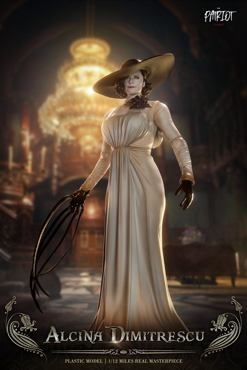 PatriotStudio1's tweet photo. Patriot Studio 1/12 Alcina Dimitrescu Figure PAAD008

 Started pre-order now!

You will get the carpet and Fly Swatter if you reserved now!

Visit our FB page: Patriot Studio to check more details.

#alcinadimitrescu  #LadyDimitrescu #ResidentEvilVillage https://t.co/ur3QKKJvQV