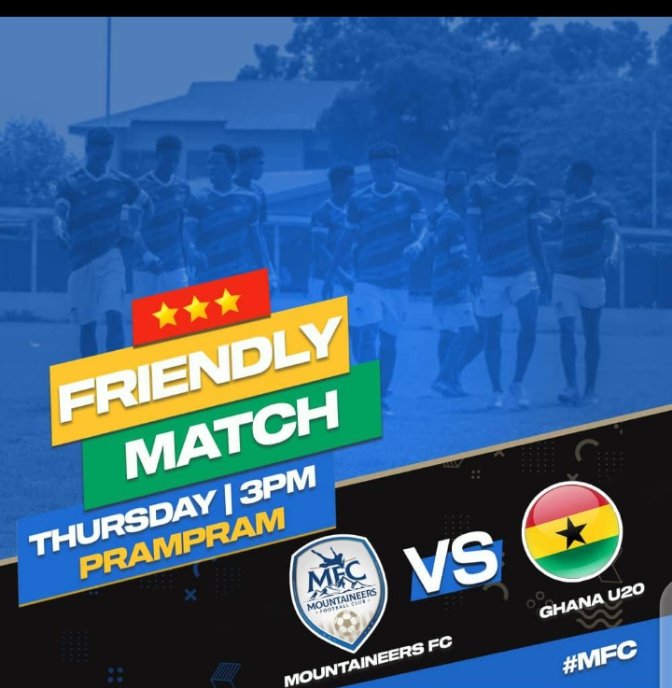 Kofi Gyekye Tuffour (@gyekyekofi) on Twitter photo Friendly Match 👌👌👌👌
Friendly Match 👌👌👌👌
Black Satellites (U20) Vs Mountaineers FC <a href="/mountaineerfc/">mountaineersfc</a>
Venue: Prampram
Time: 3pm
Good luck guys!!!!!!!
<a href="/ghanafaofficial/">🇬🇭 Ghana Football Association</a> <a href="/siawofficial/">Kwasi Siaw</a> <a href="/SiawTweets/">Kofi Siaw</a> <a href="/gideonmensah_14/">Gideon Mensah</a> <a href="/GyekyeKofi/">Kofi Gyekye Tuffour</a> <a href="/JoeDebrahappyfm/">Joe Debrah(BEREKUM Native)</a> <a href="/PapaPoku/">Collins Atta Poku</a> Friendly Match 👌👌👌👌
Friendly Match 👌👌👌👌
Black Satellites (U20) Vs Mountaineers FC <a href="/mountaineerfc/">mountaineersfc</a>
Venue: Prampram
Time: 3pm
Good luck guys!!!!!!!
<a href="/ghanafaofficial/">🇬🇭 Ghana Football Association</a> <a href="/siawofficial/">Kwasi Siaw</a> <a href="/SiawTweets/">Kofi Siaw</a> <a href="/gideonmensah_14/">Gideon Mensah</a> <a href="/GyekyeKofi/">Kofi Gyekye Tuffour</a> <a href="/JoeDebrahappyfm/">Joe Debrah(BEREKUM Native)</a> <a href="/PapaPoku/">Collins Atta Poku</a>
