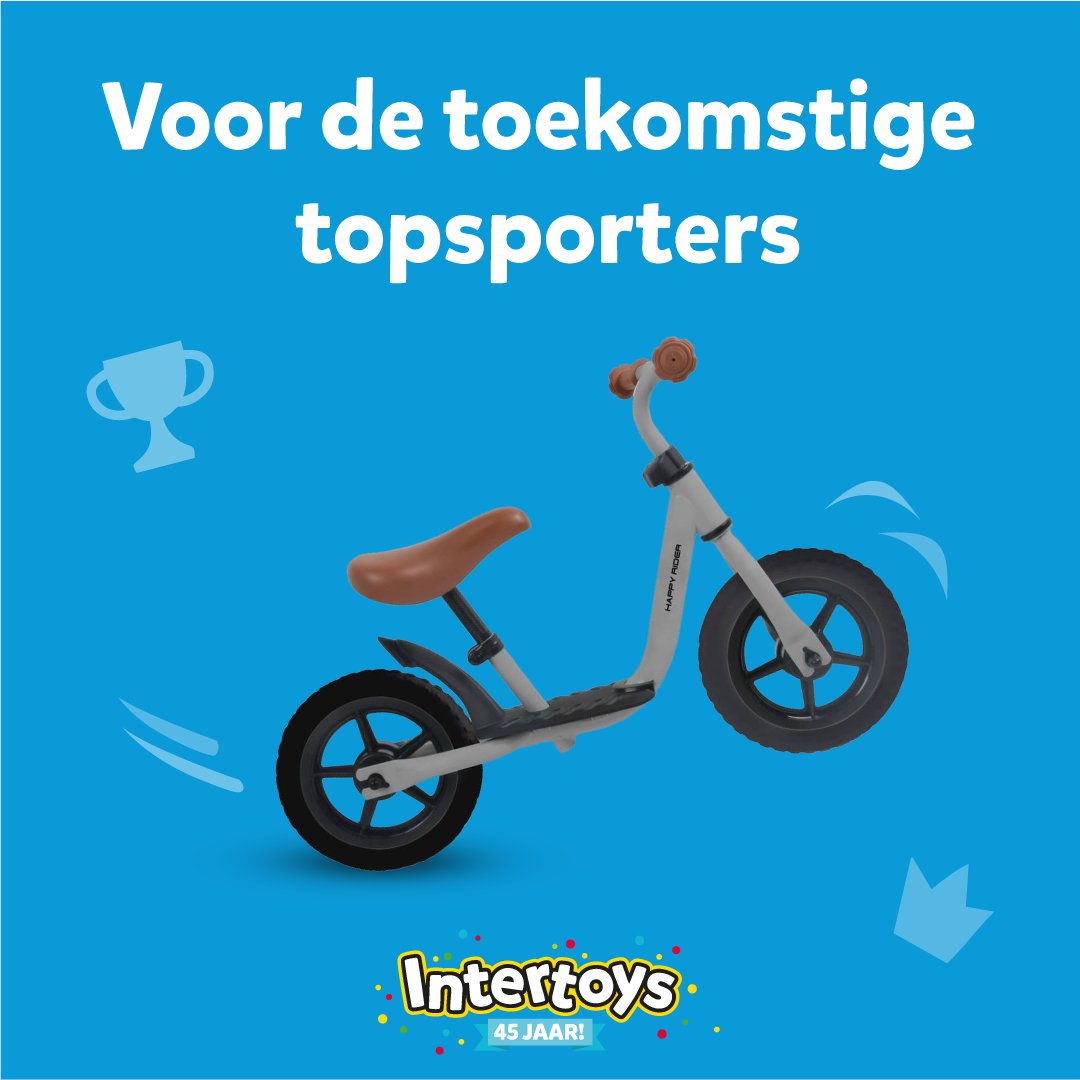 Iedereen is ooit gestart op een Intertoys-fietsje! 🏆 #Intertoys #fietsje #BMX #Oranjezomer 
Kom naar jouw Intertoys of bestel via: bit.ly/3fw5MXT