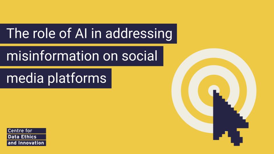 1/4 NEW REPORT: We’ve published a report on the role of AI in addressing misinformation on social media platforms, which details the findings from an expert forum we convened. Read it here: tinyurl.com/b43xym8j