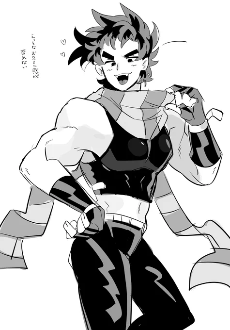 体格考えてちゃんと描いたはもせ 