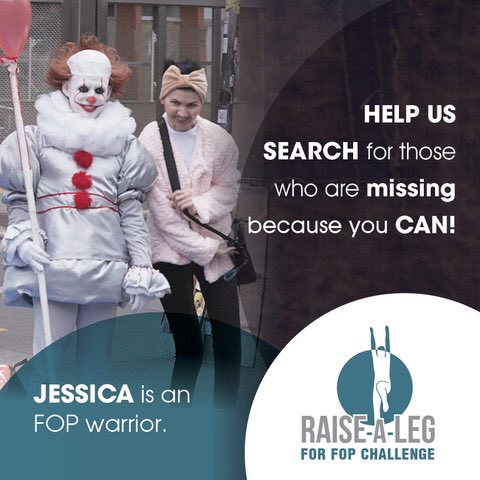 fop_tin's tweet photo. Jessica is an FOP warrior. Help us search for those who are missing, because you CAN!
#fopchallenge #raisealegforfop #helpusfindthemissing #tinsoldiersfoppatientsearch #raredisease #CareAboutRARE #patiensecurity #rarelife #fopdiagnosis #sealsighthealth #curefop #challengeyourself https://t.co/CqPiPrFiMn