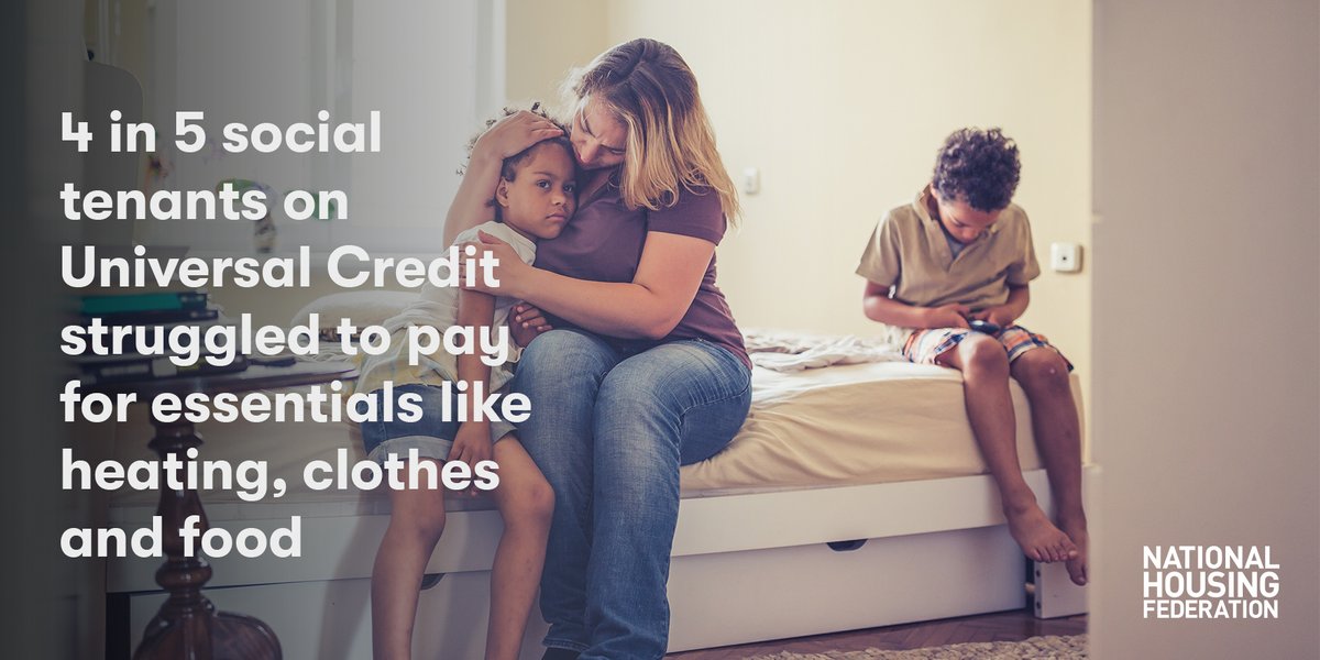We must make sure families on low incomes have enough money to live on. We urge gov not to cut £20 a week from #UniversalCredit and #keepthelifeline

Read our new report on social tenants experiences on Universal Credit: ow.ly/BxmH50FK9Tx