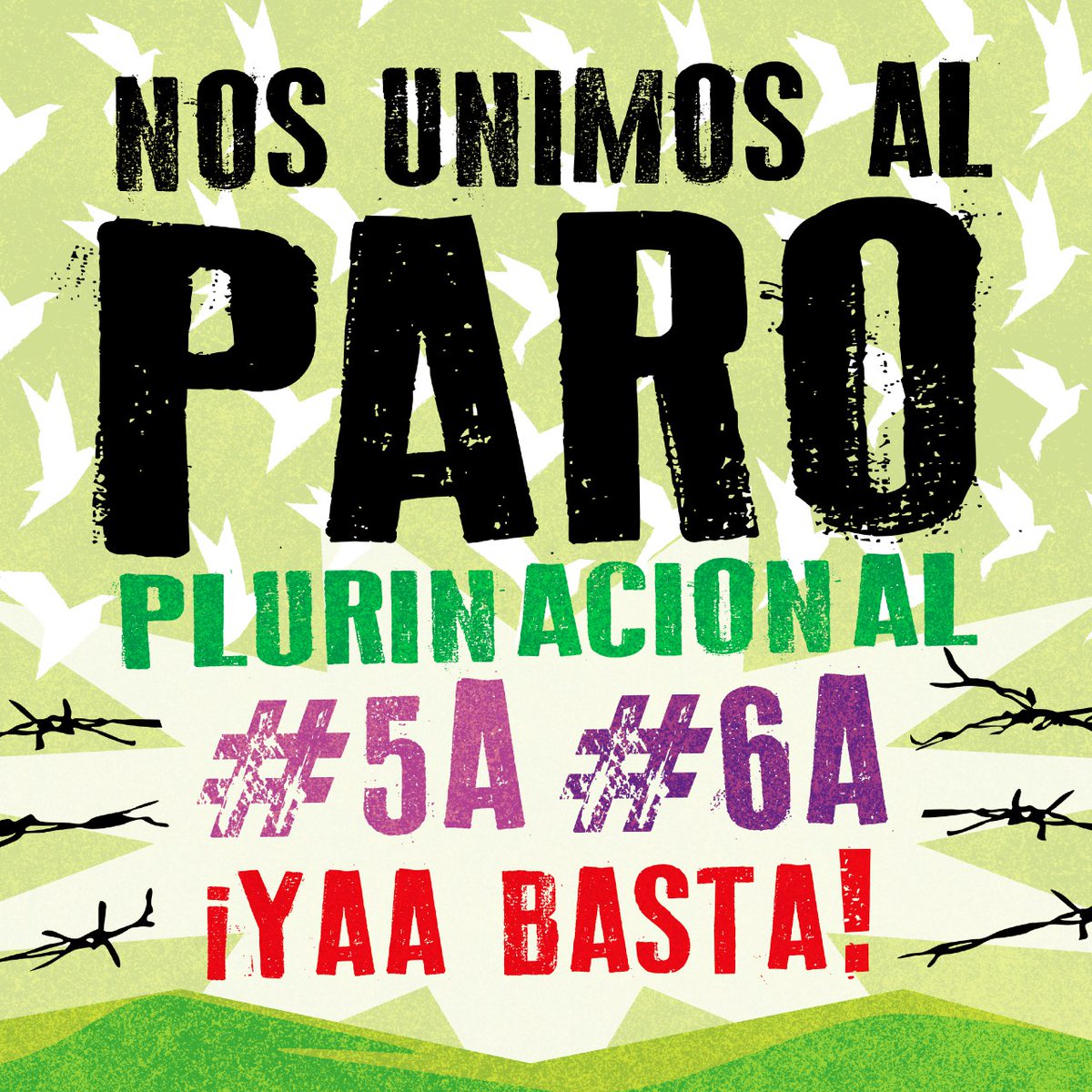 festivalesgt's tweet photo. Desde esta colectividad nos sumamos al #ParoPluriNacional impulsado por los pueblos en el campo y la ciudad.
#RenunciaGiammattei
#RenunciaConsuelo https://t.co/jMFjwqtJRB