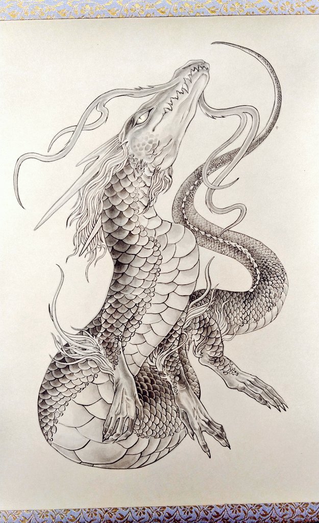 この 黎明 が若い龍で 老龍 はそのバージョンアップした龍 かな と思っている りっぱのイラスト この 黎明 が若い龍で 老龍 はそのバージョンアップした龍 かな と思っている りっぱのイラスト