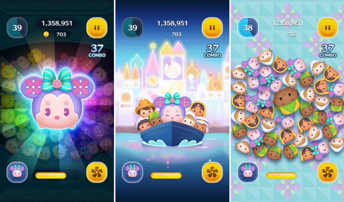 IT'S A SMALL WORLD」の曲付き♬／ 新ツム「スモールワールドミニー