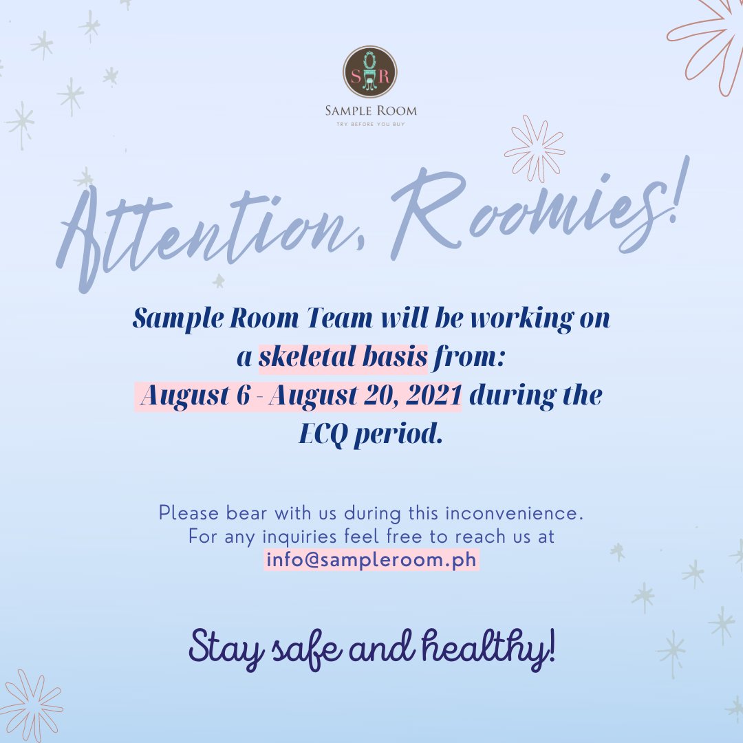 Sample Room tweet media