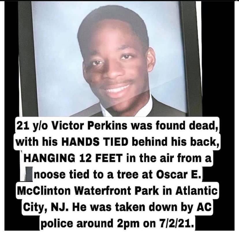 Why is no one sharing or talking about #victor #perkins #rip they hung this man from a tree with his hands behind his back ….come on man this is beyond crazy &amp; this is close to my home like what ….we need answers 

whereisthebuzz.com/victor-perkins…