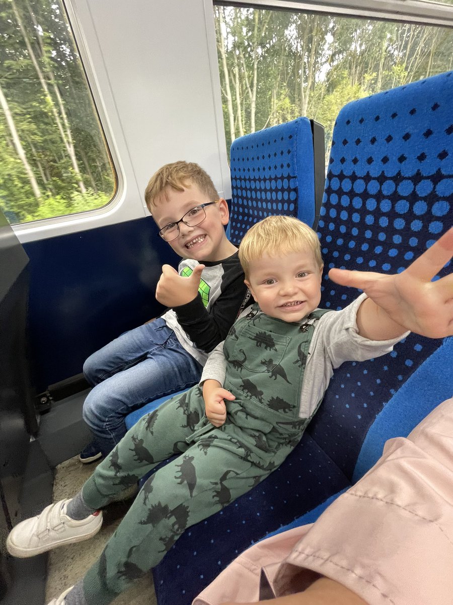 #trainadventure with my little train spotters @northernassist