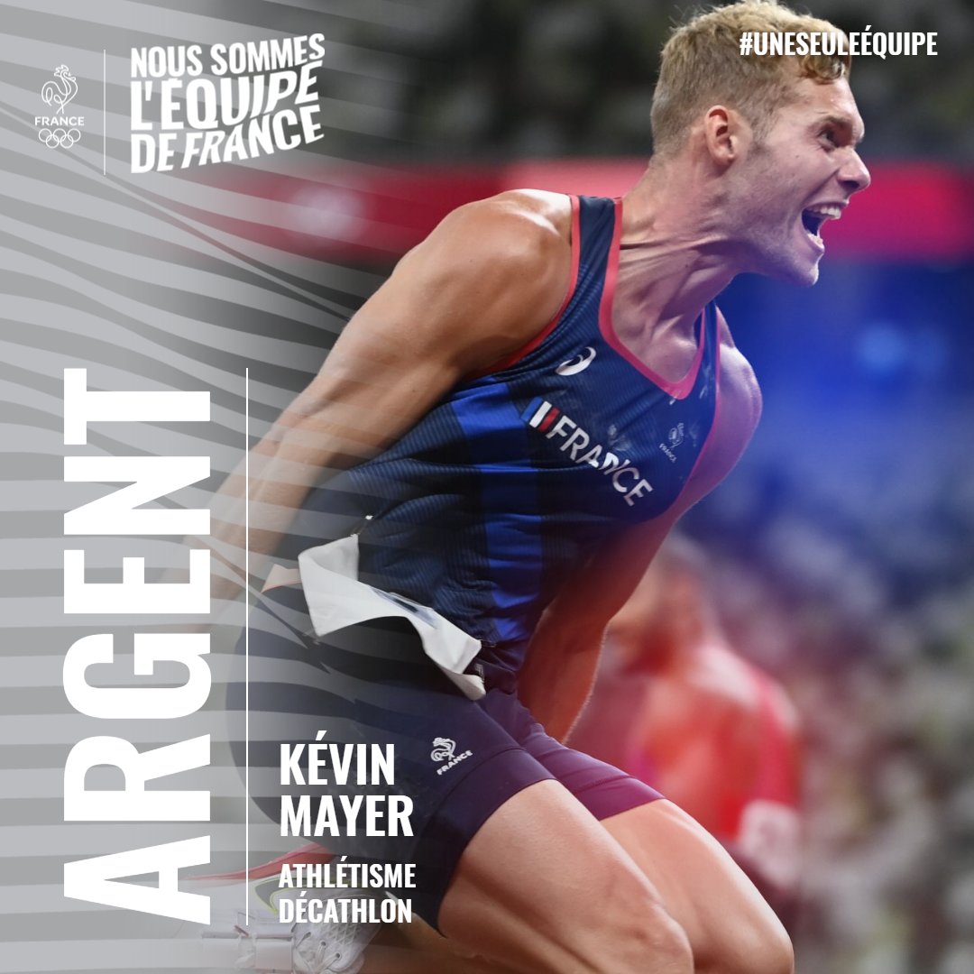 🇫🇷 KEVIN MAYER VICE-CHAMPION OLYMPIQUE !!!

Rien n'a arrêté notre décathlonien, qui s'est battu jusqu'au bout pour décrocher cette belle médaille d'argent🥈

#AllezLesBleus #Tokyo2020