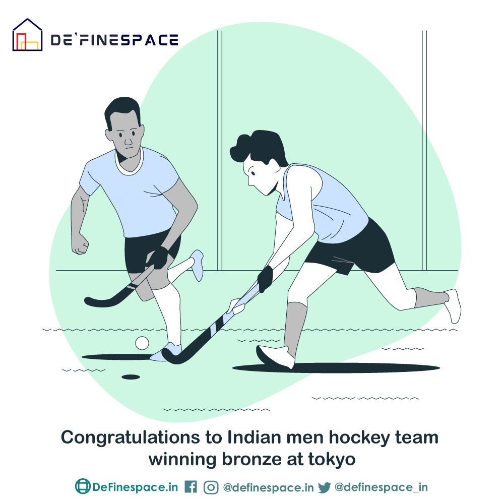 definespace_in's tweet photo. A medal after 41 years - It's a bronze for the men's hockey team at Tokyo Olympics.👍
#olympics #olympics2021 #tokyoolympics #tokyoolympics2021 #bronze #hockey #menshockeyteam #definespace #definespaceinteriors #interiors #interiordesign #interiordecor #modularkitchen #furniture https://t.co/KIIBoT7xzh