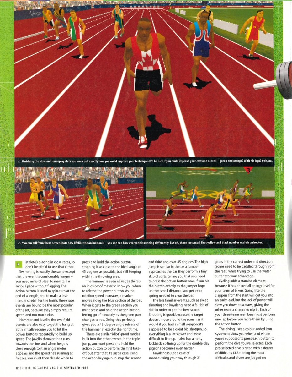 RagMagsRetro's tweet photo. Official Dreamcast Magazine Summer Sport Special.2/3

#ItsThinkingThursday #Dreamcast #sega #retromags #retrogamingmagazine #retrogaming #gamersunite https://t.co/kuKzexkSY9