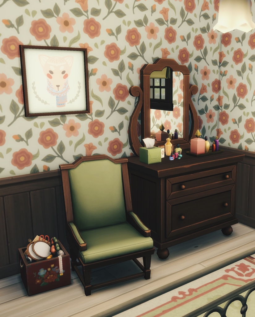 FlufffyMonkey's tweet photo. I am in love with the cross stitching! It is such a cute and fun activity for your sims!

#TheSims4 #ShowUsYourBuilds https://t.co/56wuXnWDYk