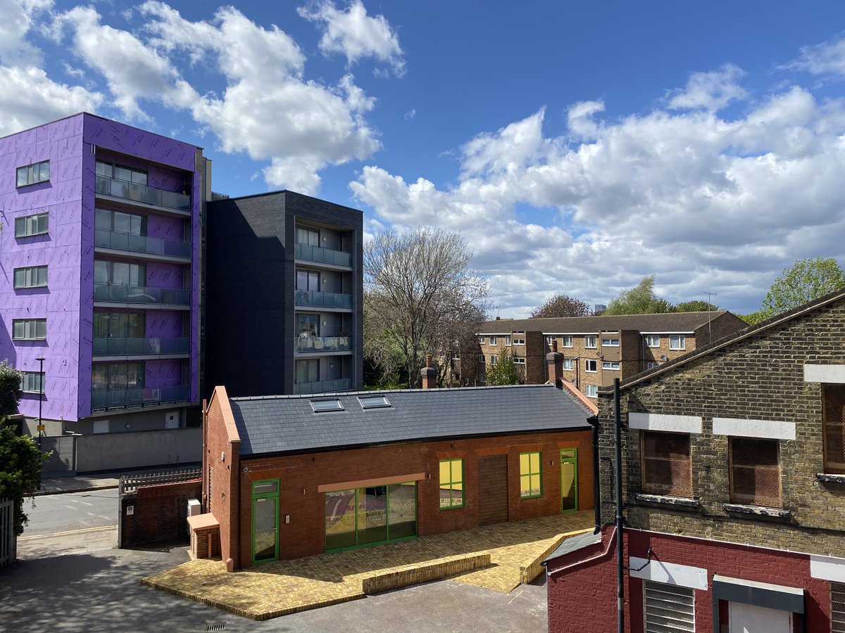 CivicDan's tweet photo. Links Studios converts a defunct Victorian Morgue into a high-performance community recording studio with money from the Rolling Stones. The building was opened on Tuesday by Mr Ronnie Wood, no less! Inspirational commission for Community Links
@PriceandMyers @ORengineers @ChiKvd https://t.co/BLpkd1wqF0