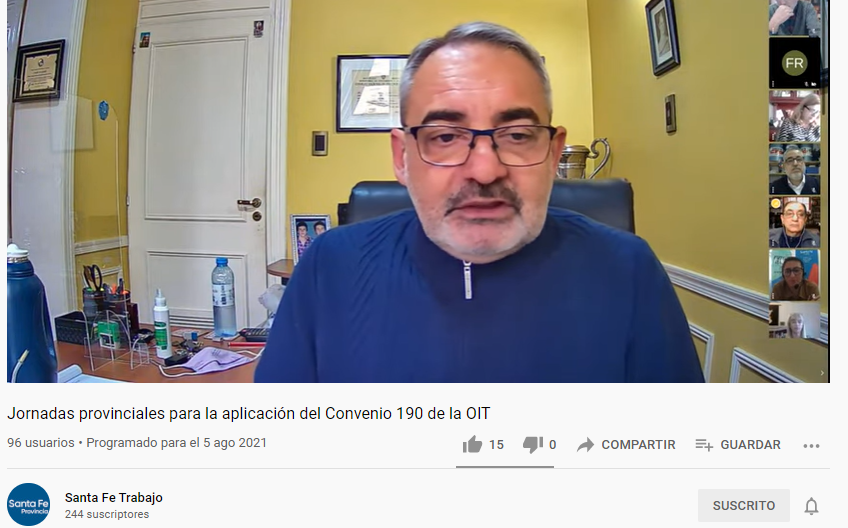 JorgeAWozniczka's tweet photo. EN VIVO 🔵🟢🔴

Las Jornadas Provinciales para la aplicación del #Convenio 190 de la @OITAmericas (Organización Internacional del Trabajo).

La transmisión será por el Canal de YouTube del 
@SantaFeTrabajo

LINK: https://t.co/tjYAG6ztRb

@GobSantaFe 
@GustavoPorChaco 
@suttach https://t.co/5bWPUwtIpm