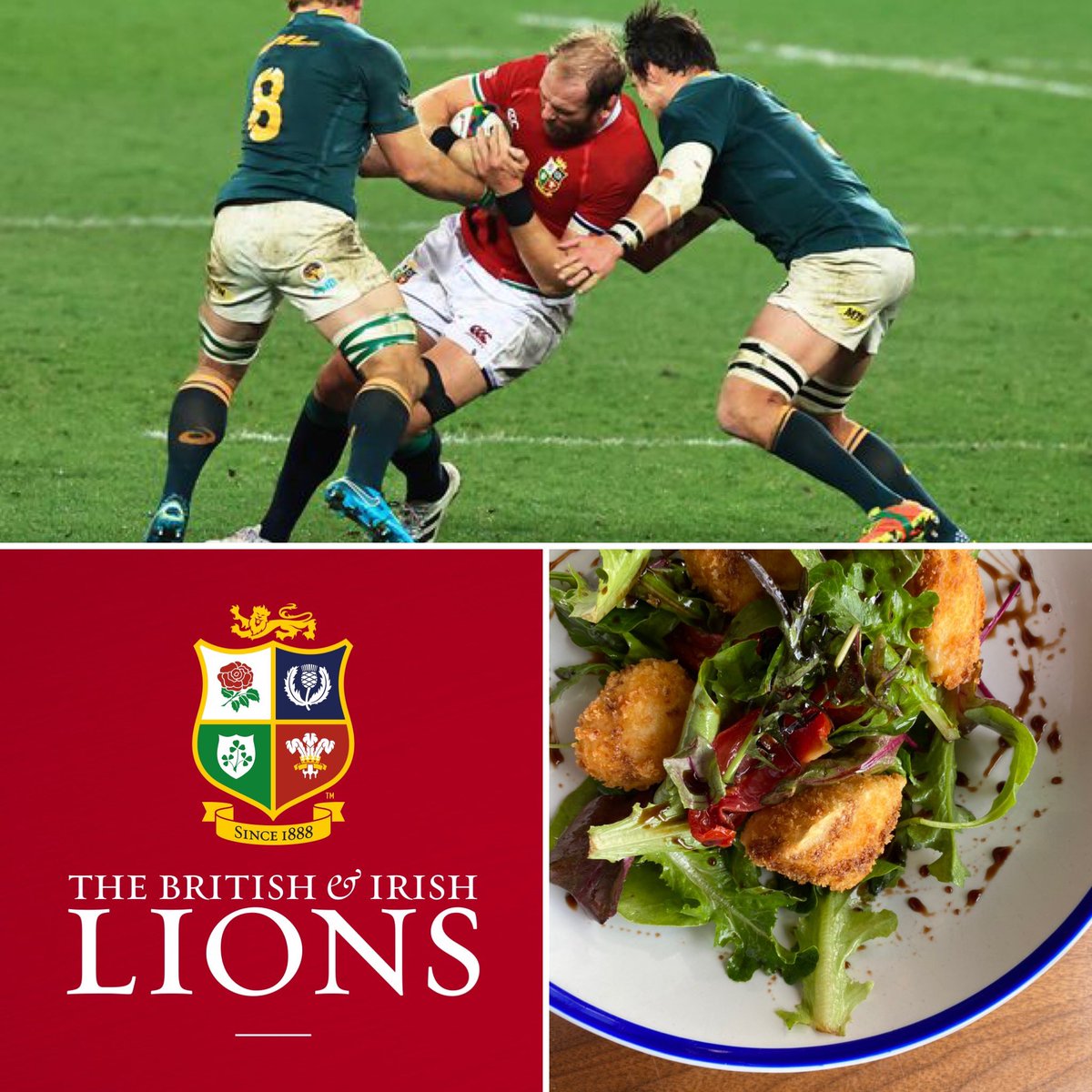 This is it!!! 3rd test to decide it all. Kick off at 5pm on all our TVs. #LionsRugby #rugby #SouthAfrica #lastmatch #drinks #food #friends #family