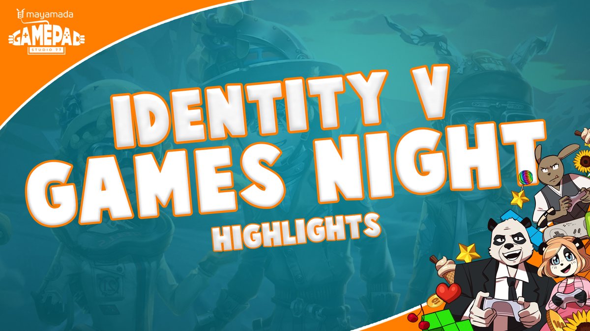 mayamada's tweet photo. Have you played @GameIdentityV?

Make sure to check out the #VOD of Nigel and @Tazziii playing with our Studio77 members for our #thursdaygamesnight!

https://t.co/hyA77w1gnz https://t.co/3NikrrkKW5