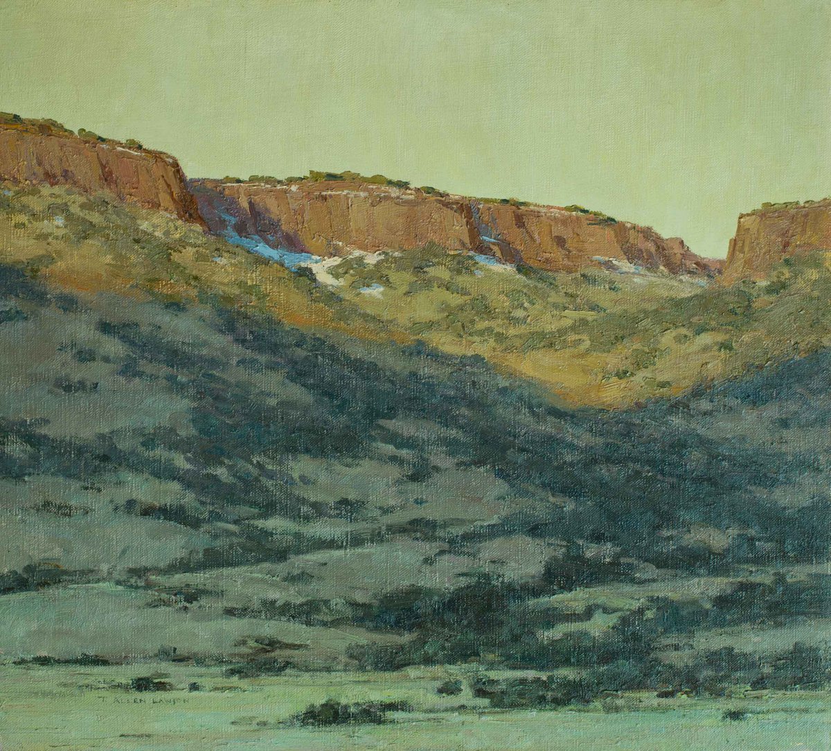 "The Rapid Approach of Evening"

T. Allen Lawson: Recollections and Reflections, color-illustrated catalog available at The Brinton Museum Store and online at thebrintonstore.com/store/product/….
#tallenlawson #oilpainting #exhibition #art #recollectionsandreflections