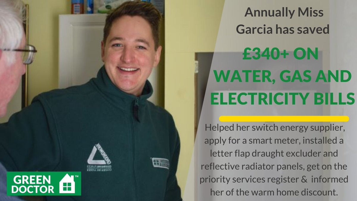 “Green Doctors provide free expert energy advice to keep us well and warm during cold weather. Using less energy means smaller bills and less impact on the planet! Use this summer to get your home ready for next winter and beyond": hubs.la/H0SlJ540