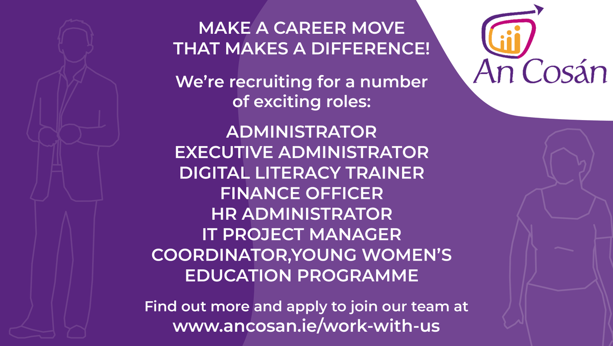 an_cosan's tweet photo. As we look toward an exciting and busy time ahead, we are recruiting for a number of great positions across our organisation! Find out more and apply at https://t.co/mK5YoX9Pix
#JobFairy https://t.co/RsIJEAn4JK