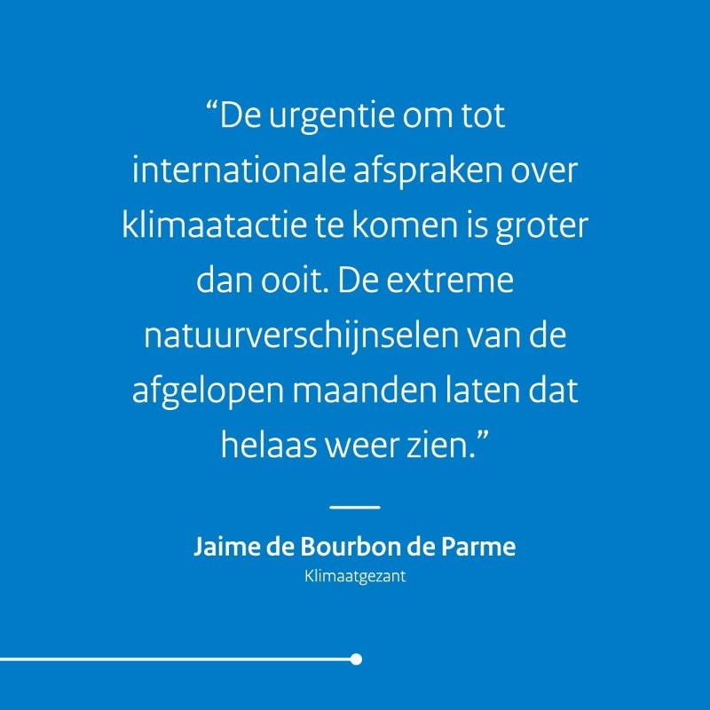 Ministerie_EZK's tweet photo. Jaime de Bourbon de Parme (@jaimedebourbon) is begonnen als nieuwe Klimaatgezant voor de Rijksoverheid. Hij gaat zich inzetten voor meer draagvlak en betere samenwerking, zodat we belangrijke internationale klimaatdoelen kunnen behalen.

Interview ⤵️

https://t.co/5RDF5JFdrM