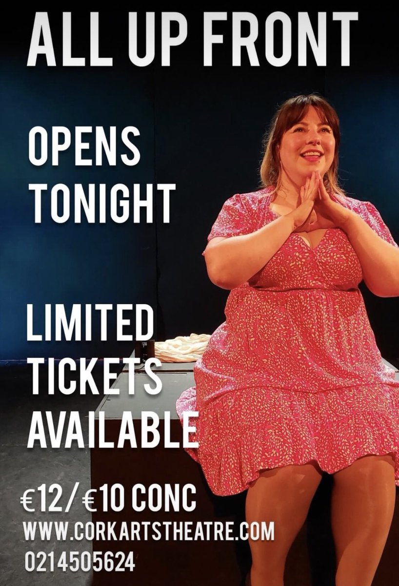 marie_odonovan's tweet photo. So excited to be bringing the hilarious Tina (&amp; her girls) to life. Opens tonight for only 8 performances. #LIVETHEATRE #corkcomedy #reopening #corkcity #lovecork #yaycork @LoveCork @yaycork @corkbeo @corkcityarts @whazoncork #supportloacal #supportthearts https://t.co/4t293cNntF