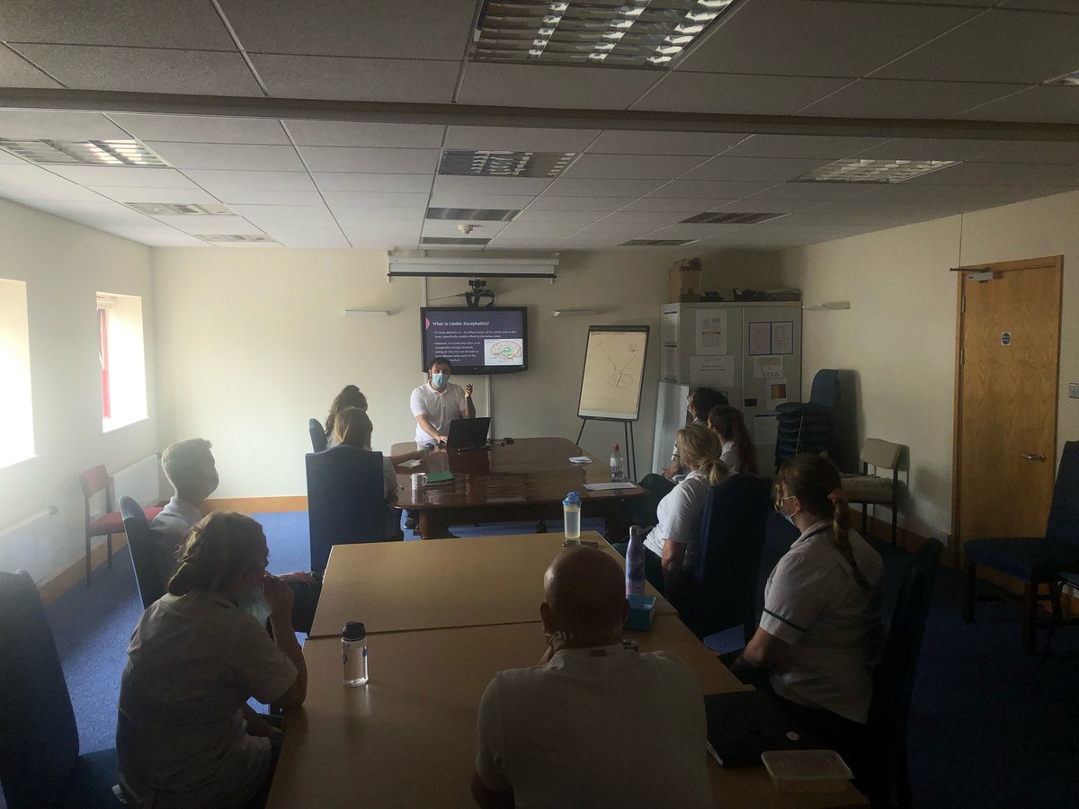 Our 3 lovely competent placement students presenting their end of course Case studies this afternoon😃