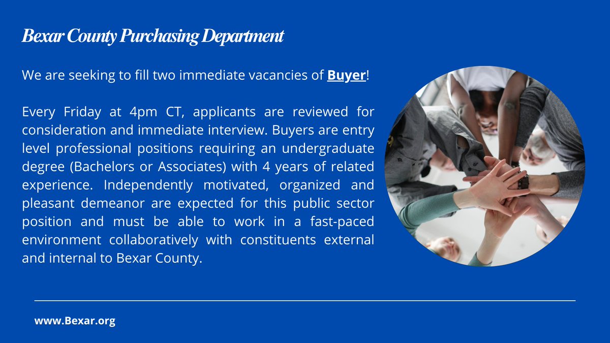 BexarCountyHR's tweet photo. https://t.co/6VlDbm7RsU