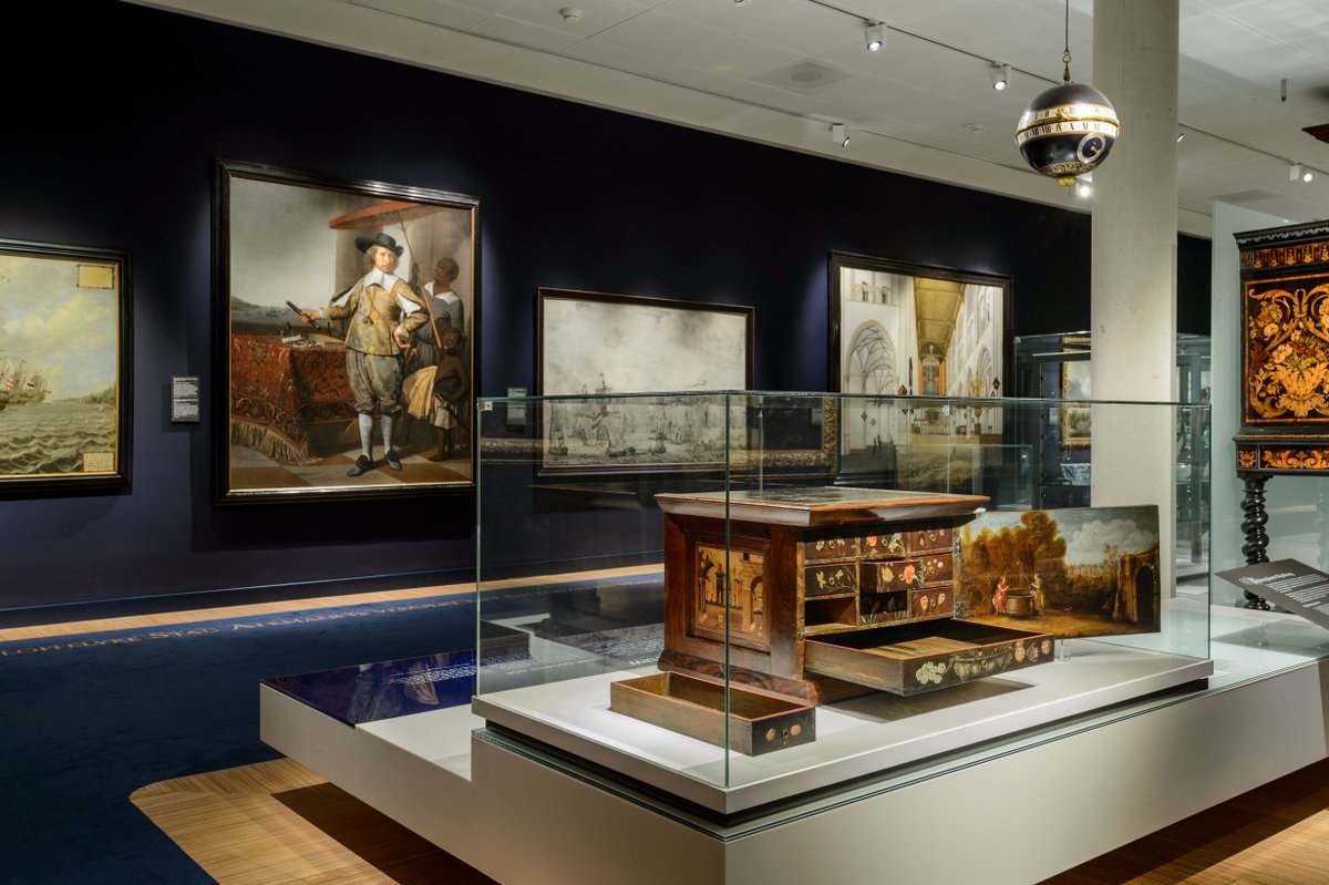 MuseumAlkmaar's tweet photo. Na een Europese tournee van een jaar is Wollebrand Geleynsz. De Jongh weer terug! 
Het imposante doek was te zien in de tentoonstelling “Rembrandt’s Orient, West meets East in Dutch Art of the 17th Century” in Kunstmuseum Basel en Museum Barberini in Potsdam. #caesarvaneverdingen https://t.co/rdQQeUvtk9