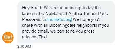 ScottRobertsDC's tweet photo. the @NoMaBID team announces the launch of CiNoMatic at Alethia Tanner Park -- Wednesday evenings from Wed, 08-25-2021, through Wed, 10-27-2021
https://t.co/tncIosLXew

(this is the rebranded NoMa Summer Screen)

#EckingtonDC #BloomingdaleDC https://t.co/PmrOVzkxSt