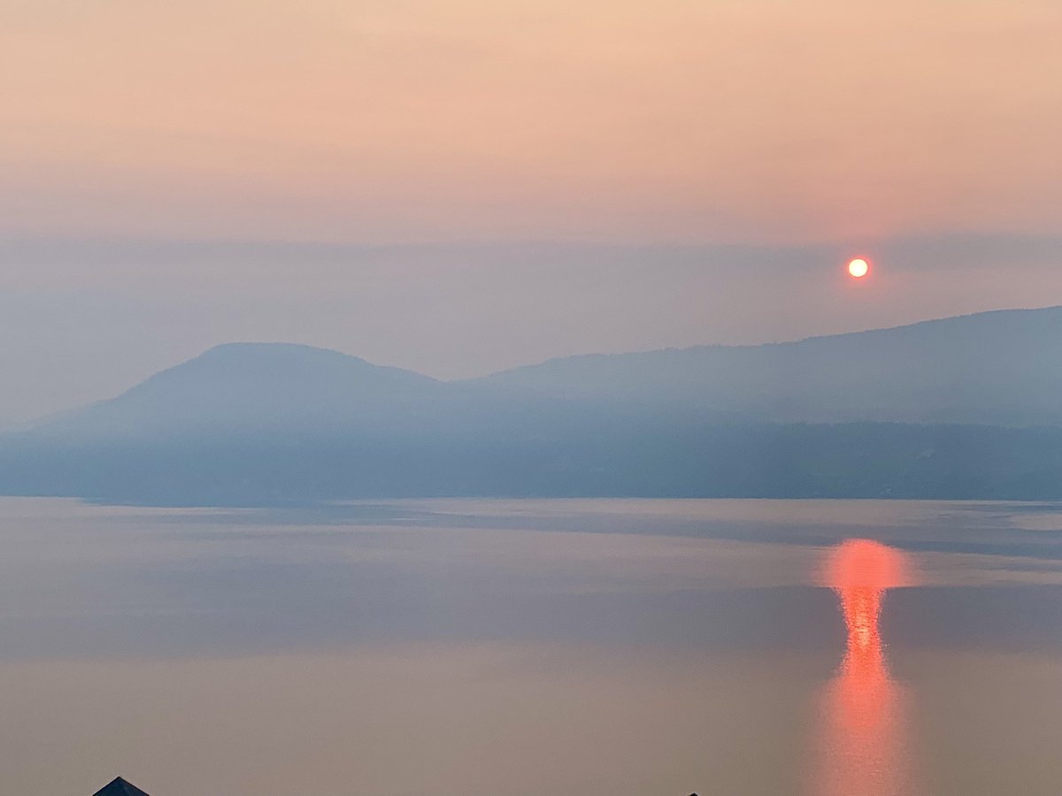 mike_grandia's tweet image. Welcoming a new day under murky, smokey skies in the interior of #BeatifulBC.  #redorb #sunrise #quietmornings #family #connection #selfcare #travelBC