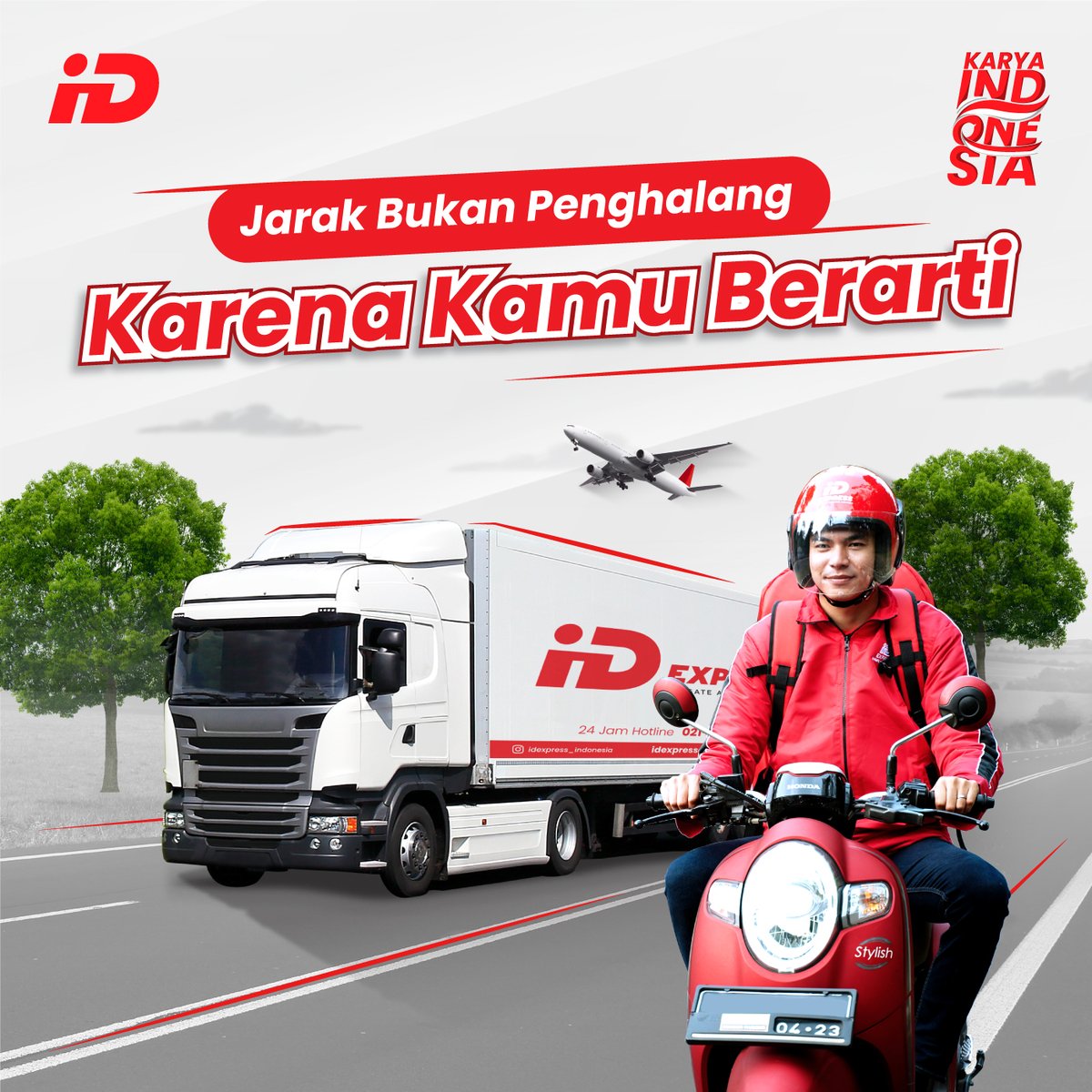 Walaupun terbentang jarak, kurir iDexpress tetap siaga untuk terus bergerak. Karena kamu dan paketmu yang utama.

Selama masa PPKM tahan dulu mainnya. Belanja aman dari rumah aja ya?

Puncak  8.8 tinggal beberapa hari lagi. Ngaku udah berapa paket yang kamu kirim pakai iDexpress?
