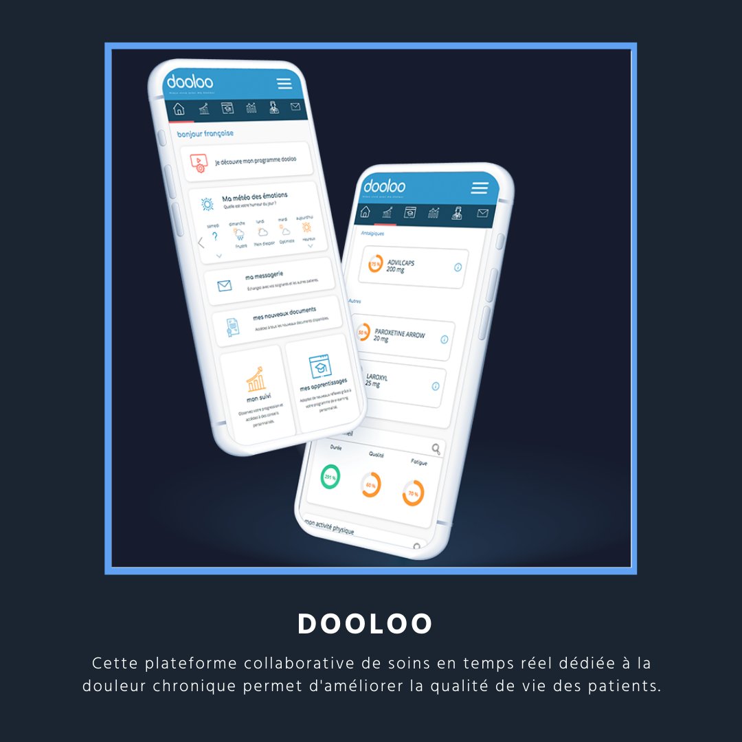 ⚙️ La sélection #esanté d'août ! 

Découvrez les solutions e-santé qui nous ont marqué ce mois-ci ! Elles permettent de suivre, faciliter et améliorer la santé des patients. Qu'en pensez-vous ? 🤔

<a href="/ordoclic/">Ordoclic</a> - #malo - <a href="/Dooloo_fr/">Dooloo</a> 

#iot #ehealth #tech #sante #app