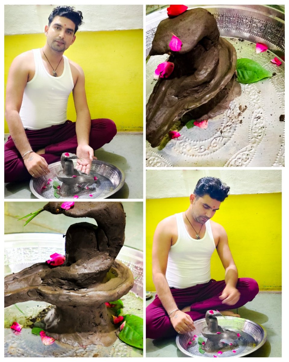 महादेव पर पूर्ण श्रद्धा रखकर आज मिट्टी के शिवलिंग का निर्माण करें और कल सावनमास की शिवरात्रि को रुद्राअभिसेख करे।
महादेव आपकी सारी मनोकामनाएं पूर्ण करेंगे।
वैसे तो भोलेनाथ जल और बिलपत्र से खुश हो जाते है,लेकिन यह मेरी निजी इच्छा है की में शिव को जो समर्पित करना चाहूं कर सकता हु।