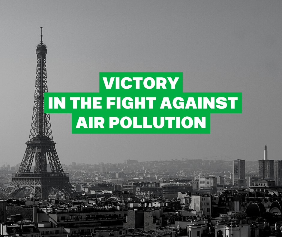 amisdelaterre's tweet photo. This is a huge victory in the fight against air #pollution  !📢✊ The french government fined 10 millions € by the Supreme Court for failing to respect european norms on air quality.
➡️https://t.co/gXvdZtJqQq https://t.co/3cPhEZ0izC