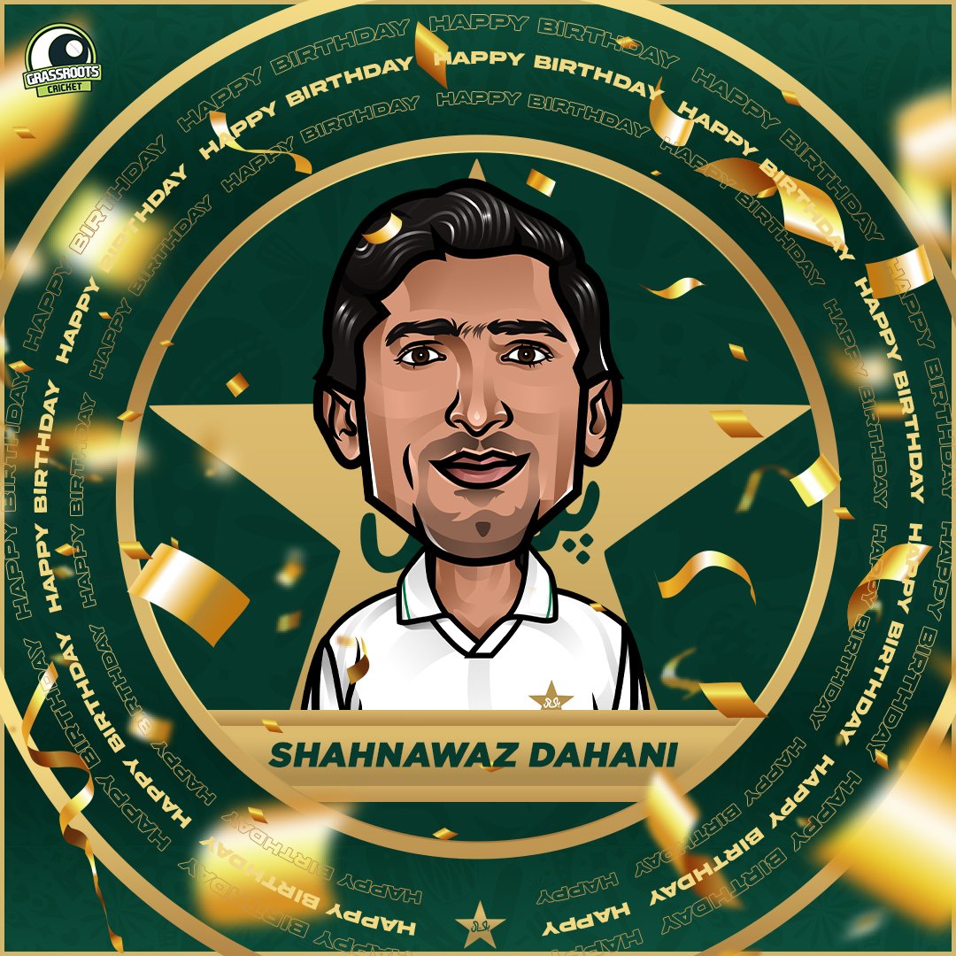 grassrootscric's tweet photo. Happy Birthday to Shahnawaz Dahani! The Larkana Express turns 23 today!
#Cricket | #OnThisDay https://t.co/Y6S7TOOa1G
