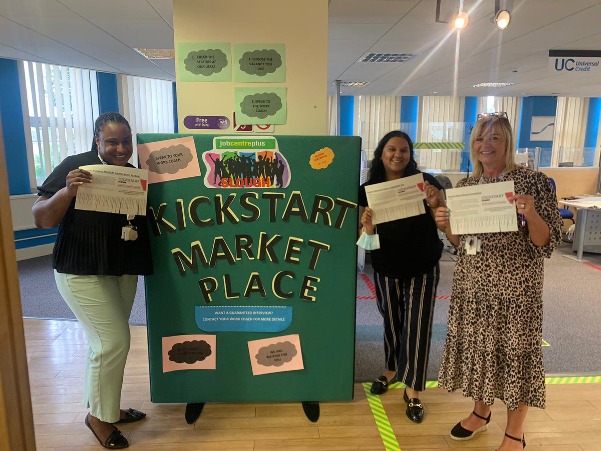 “What an amazing day, so incredibly proud of  team Slough. Fabulous #Kickstart Market place event supporting over 80 young people towards employment opportunities!. Such a buzz about the place, our customers loving the opportunity to see so many different vacancies promoted.