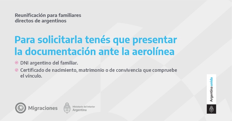 florcarignanook's tweet photo. Todo esto hace posible que: manteniendo los cuidados y fortaleciendo los controles, podamos volver a habilitar desde el próximo 7 de Agosto el trámite simplificado para la reunificación familiar. https://t.co/3ZrMiGLlzS