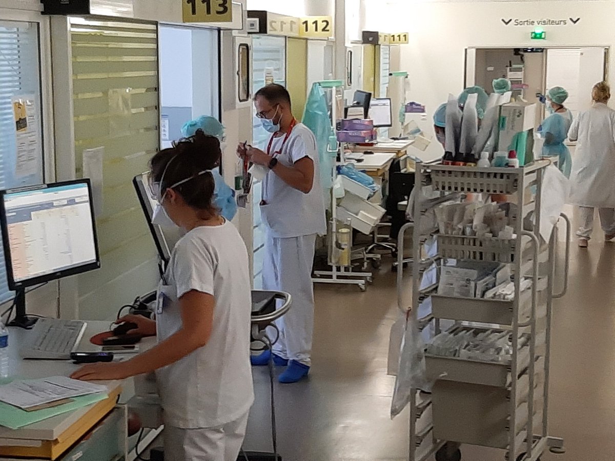AnthonyAssemat's tweet image. Au @CHUdeToulouse, le service de #réanimation de #Purpan est quasiment saturé. "Les patients Covid qui sont admis sont âgés de 38 à 70 ans actuellement et 95% ne sont pas vaccinés", explique le médecin Véronique Ramonda #Toulouse #COVID19 #4emeVague #PlanBlanc @actutoulouse