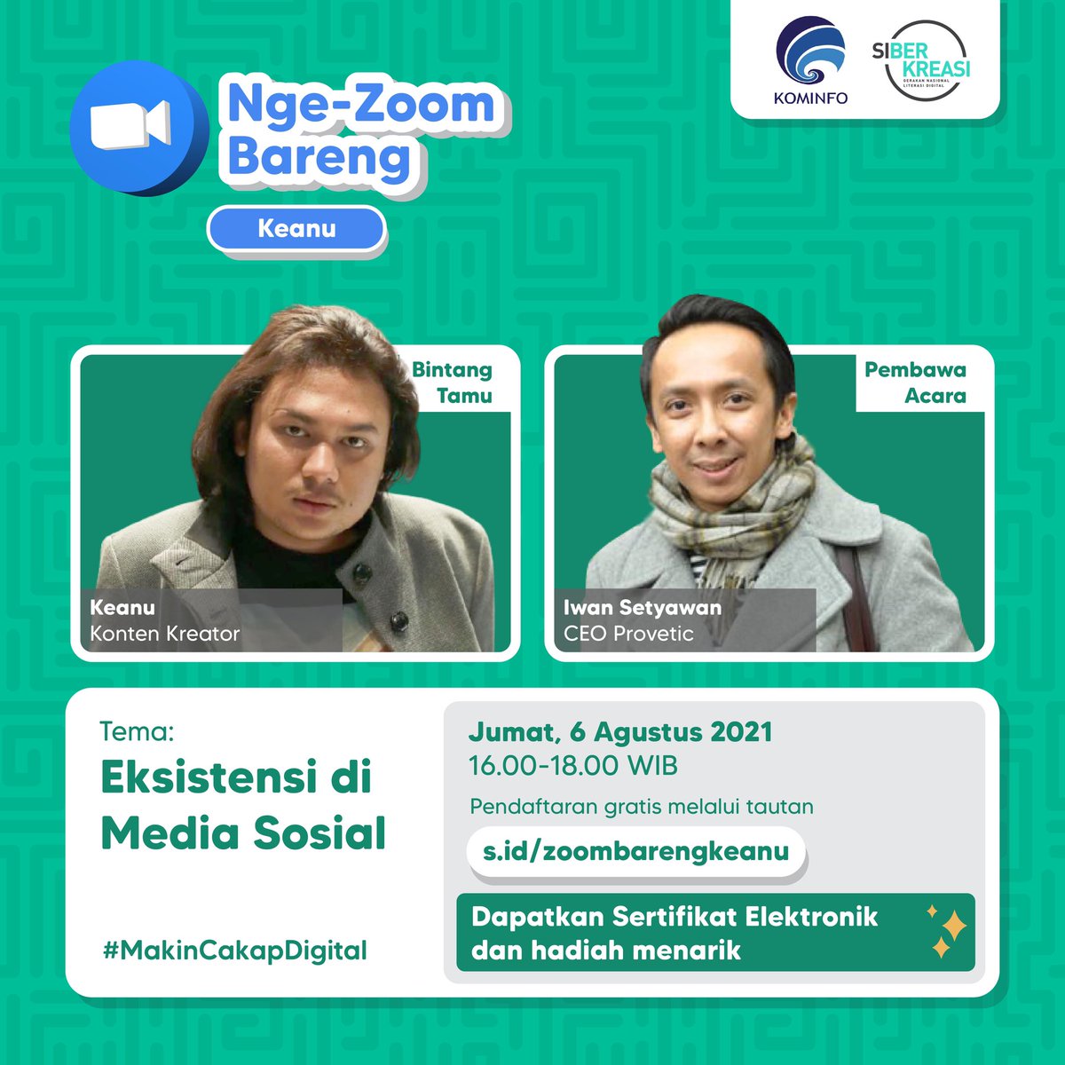 Yuk daftar via event.literasidigital.id/form/7366