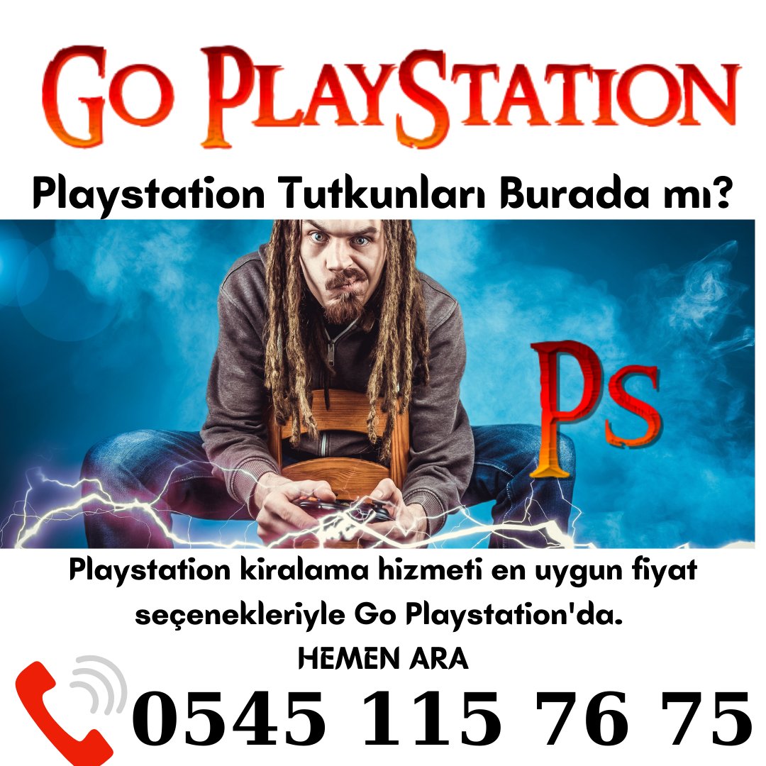 GoPlaystation1's tweet photo. #İstanbulkiralıkplaystation #goplaystation #playstation #ps4 #playstationkiralama
Hemen ara : 0545 115 76 75 https://t.co/zwKsRpuGQc