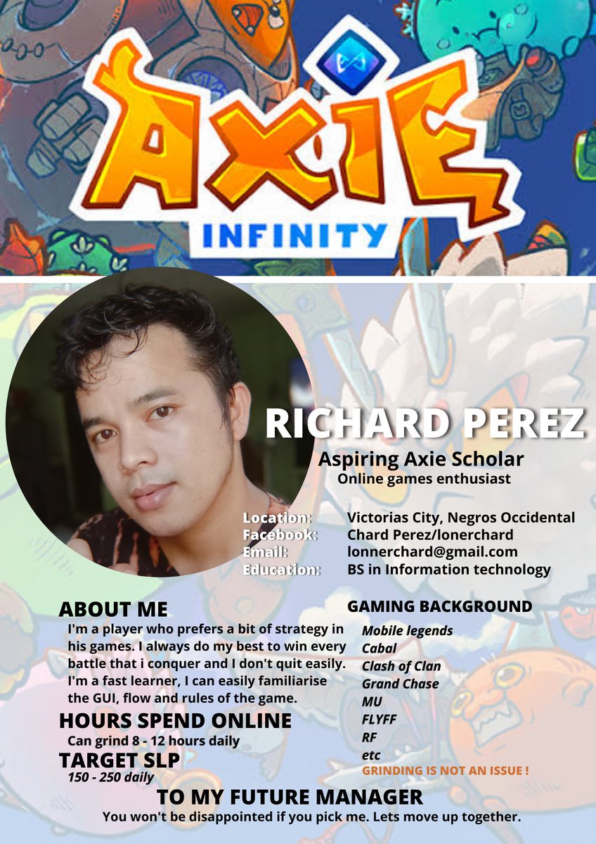 _Rchrdx's tweet photo. @JuanHODL Hello sir, Here's my resume if ever your looking for another hardworking and dedicated scholar. https://t.co/Wgtno9YpwK
