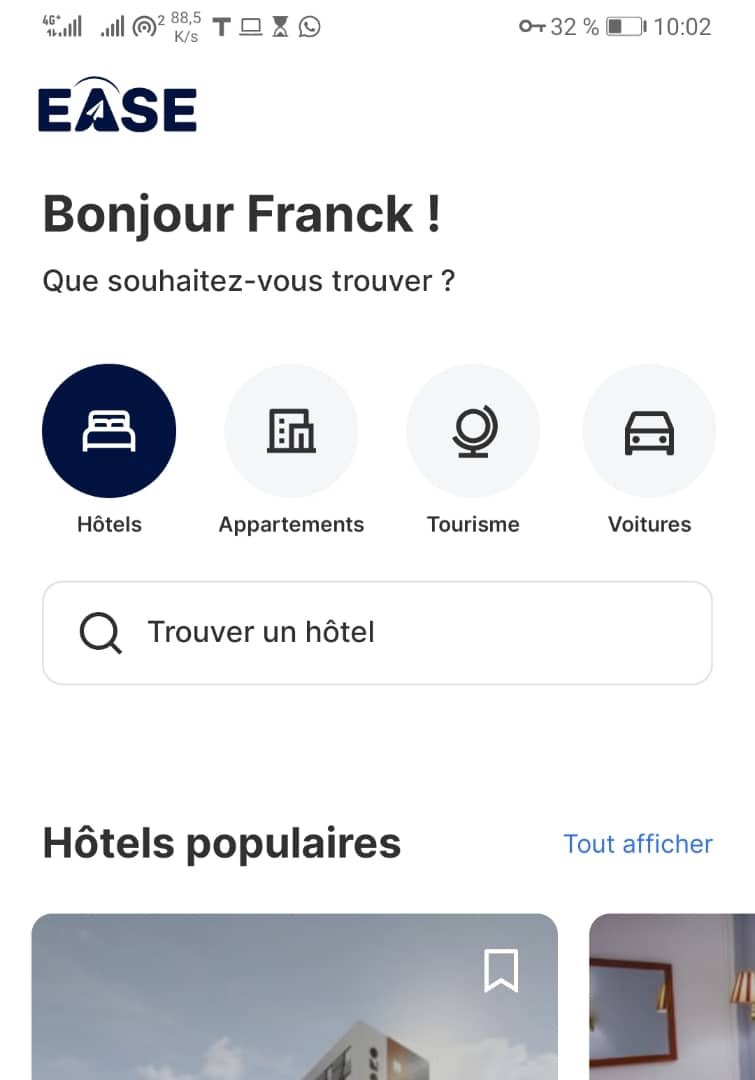 Un bonjour de bienvenue sur l’application mobile EASE Travel Services 🥳

Disponible sur PlayStore ; téléchargez en un clic 👉🏾 bit.ly/3jiTlQh 🏃🏾‍♀️🏃🏾

#EaseTravelApp