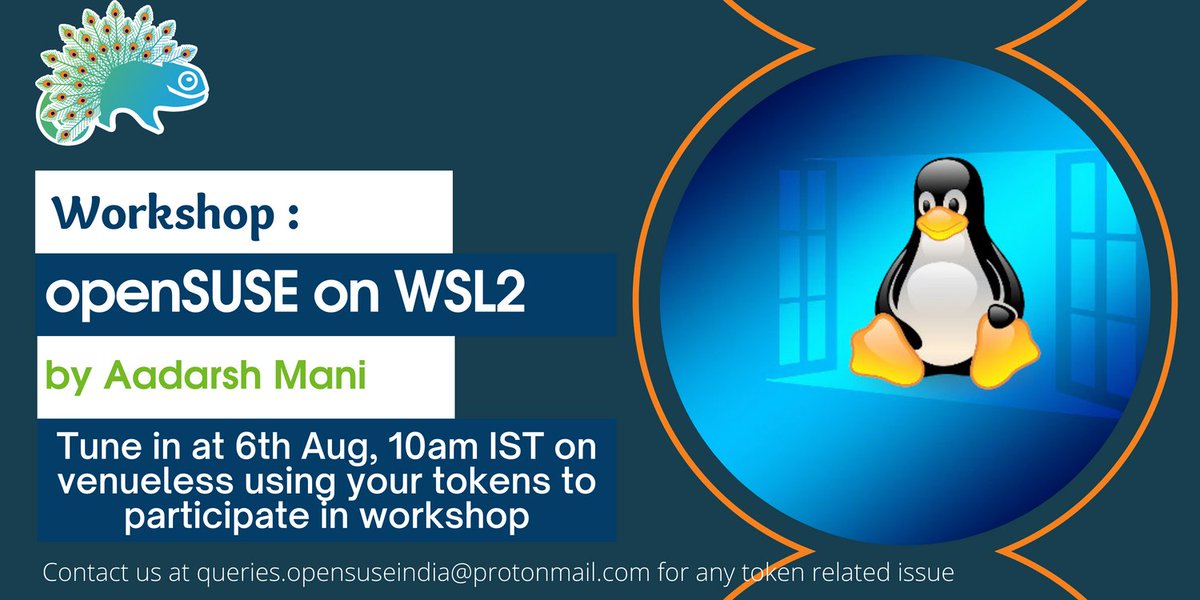 Join us at #oSAVS21 for more such workshop and talks. Also don't forget to register for the event at events.opensuse.org #manavrachna #opensuse #opensuse #instagood #opensuseasia2021 #linux #foss #inspiration #opensource
