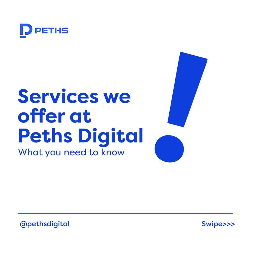 diralabs's tweet photo. Ever wondered what services you can get from Peths Digital? Here's is a detailed explanation of the various ways we can work together to bring out the digital part of your brand. https://t.co/GGydHbOM1T